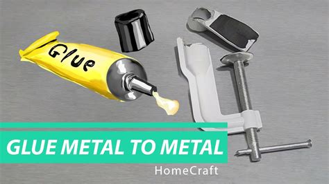 how to glue metal together